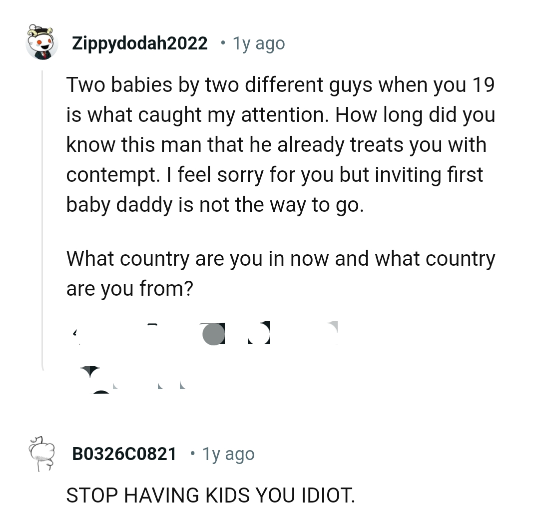 Two babies by two different guys