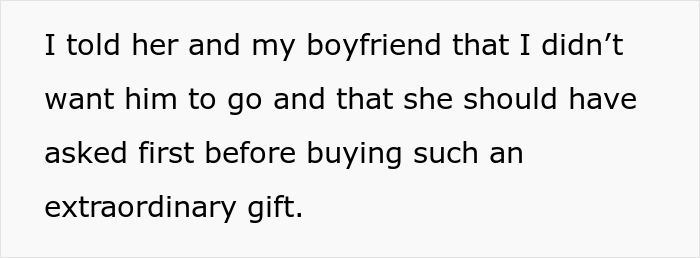 She most definitely should have asked first.