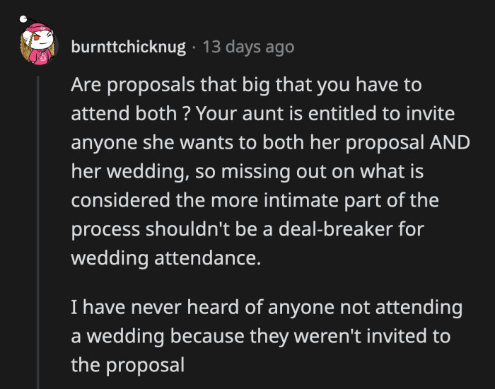 Attendance to both is not a requirement