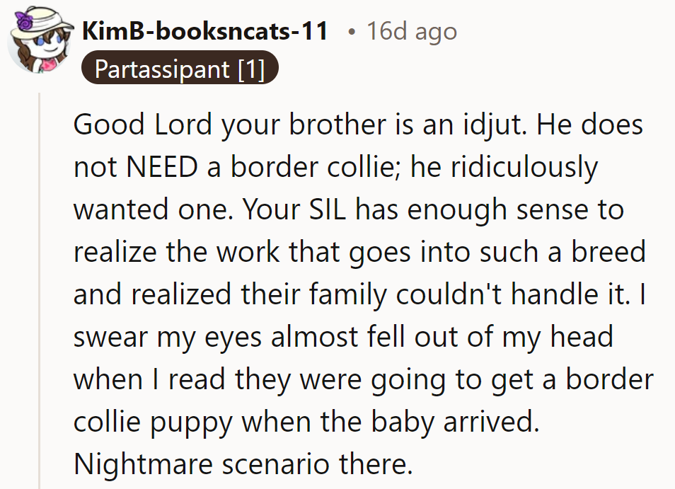 Looks like someone's idea of a baby gift is more of a baby nightmare.