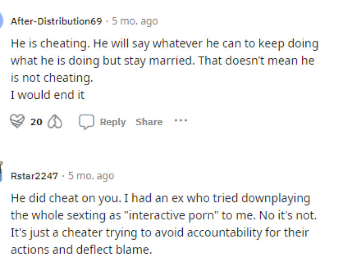 Pretty much everyone can agree that he's a cheater, and that's the end of the story, no matter how many excuses he gives.