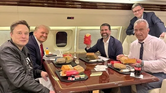 Trump, Musk, and the Political Power Squad Share big ideas as they feast on McDonald's