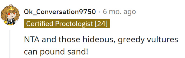 Let those hideous, greedy vultures take a vacation to Pound Sand Beach—it's the destination they deserve!