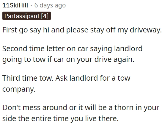 It'll be a constant hassle if OP ignores it.