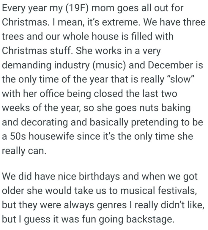 The OP kicks off her story...