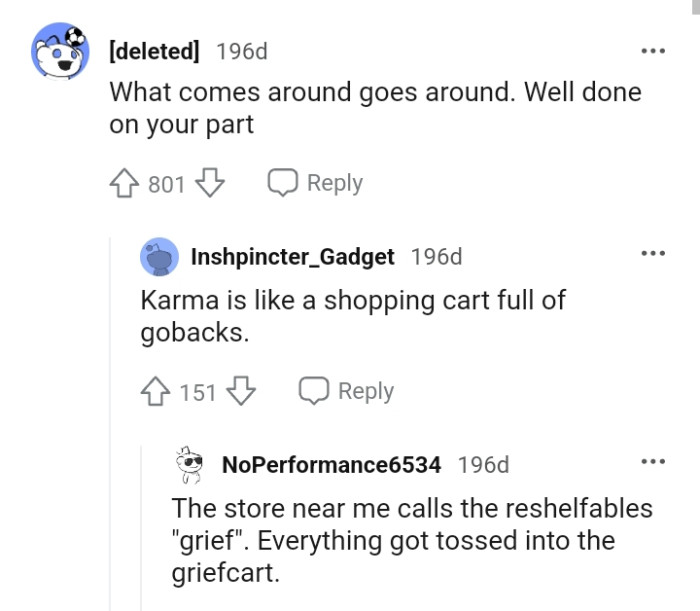 Here are some of the most upvoted comments from other Redditors for you to read through below
