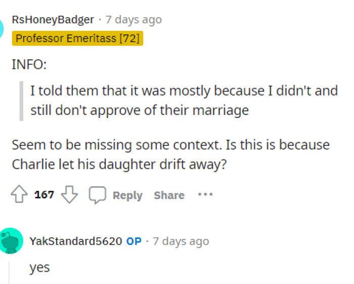 People asked a few questions in the comments, and OP seemed receptive to them and answered.