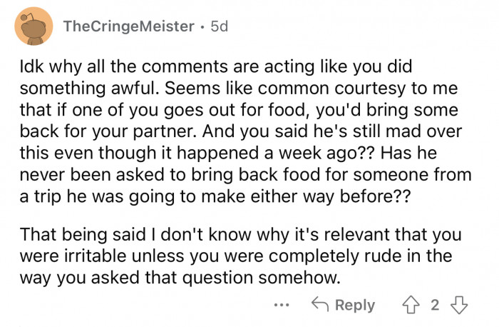 OP's expectations are common courtesy and nothing out of the ordinary.