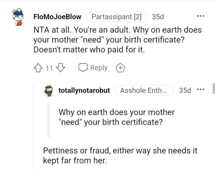 It doesn't matter who paid for it