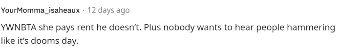 Pretty much everyone agrees that she can get her evicted if she wants because her roommate is definitely out of line.