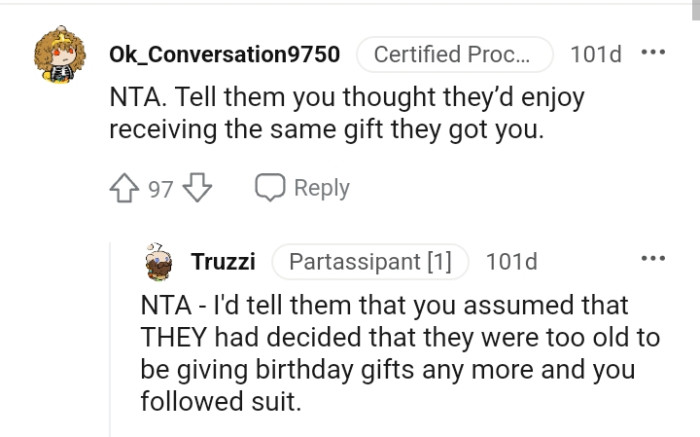 We've gathered a bunch of the top comments from other Redditors in response to the OP's story