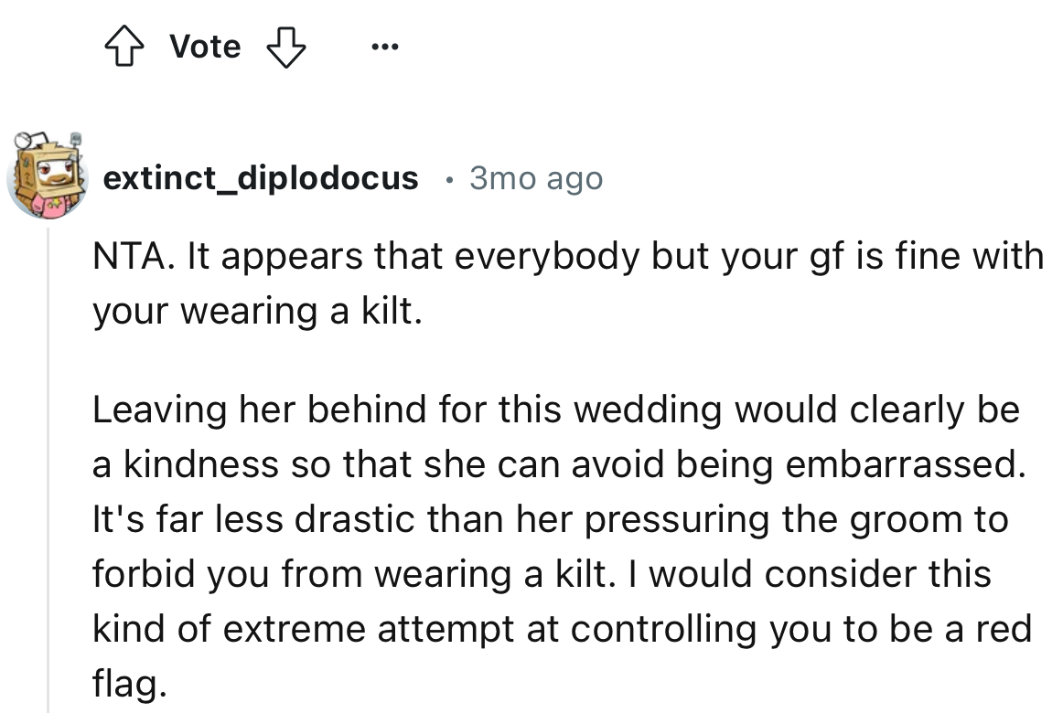 Check out some interesting comments below: