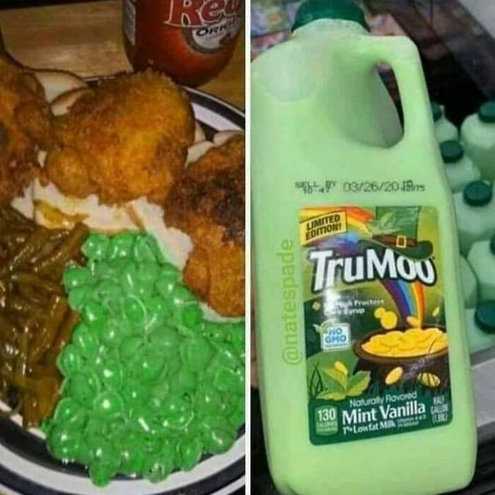 When you decide to try using a limited edition milk to make your mac and cheese.