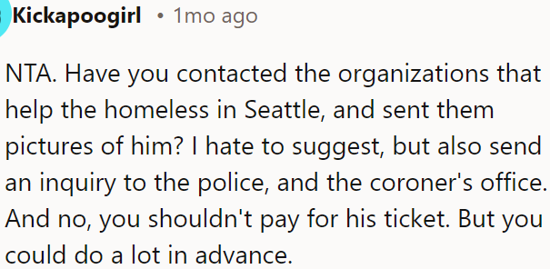 OP shouldn't cover his ticket.
