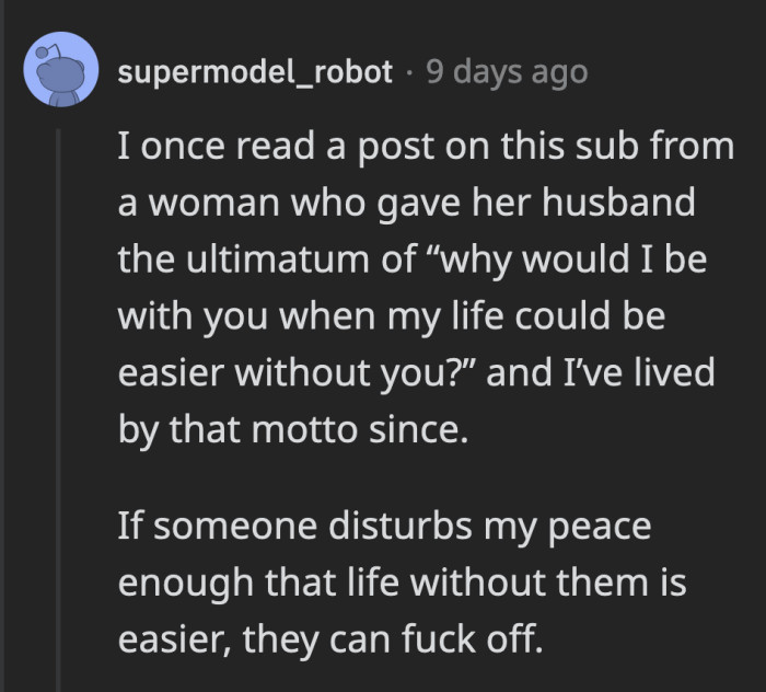 Literally, OP's life will now be easier without his girlfriend