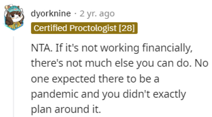 There aren't many options