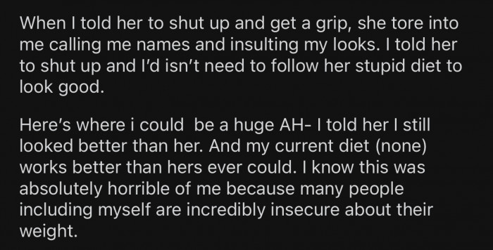 OP could not help but call Rita out after she took it too far.