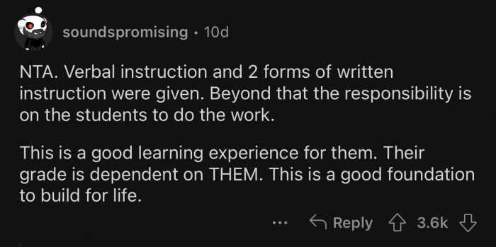 This is a good foundation to build for life.