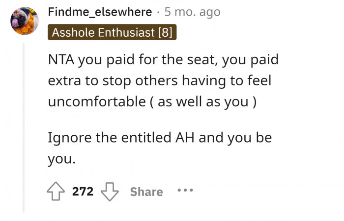 #12 You should stand firm as long as you don't aggravate anyone.