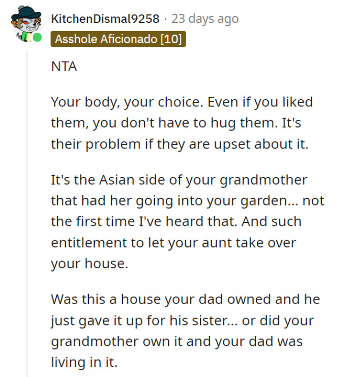 The physical contact with others is not only based on whether you like or hate someone—although it could be that, too.