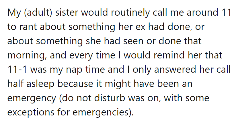 Emergency calls only, please!