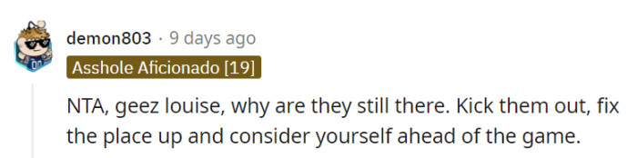 It's as clear as day; they've overstayed their welcome.