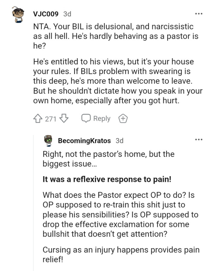 He is more than welcome to leave