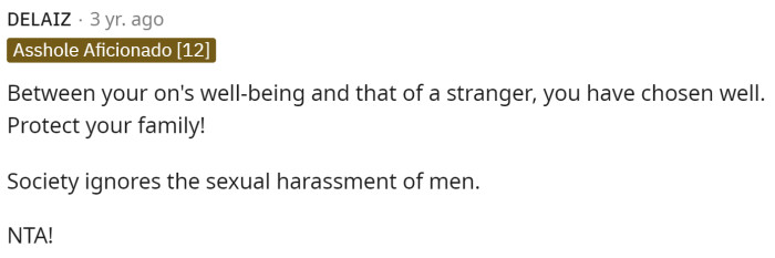 We love a great straightforward comment, and this one we agree with for sure.