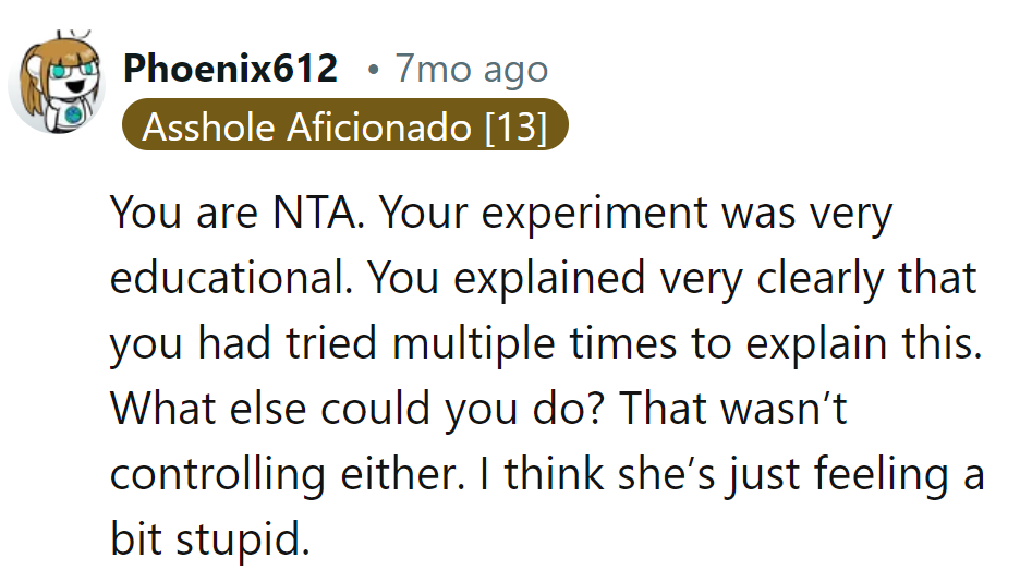 His experiment: the silent teacher. If the noise doesn't get her, maybe the lesson will.