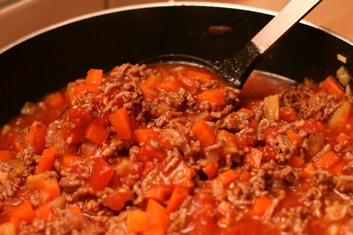 18. “Turning up the heat on my barely simmering Bolognese, because they didn't think it was 