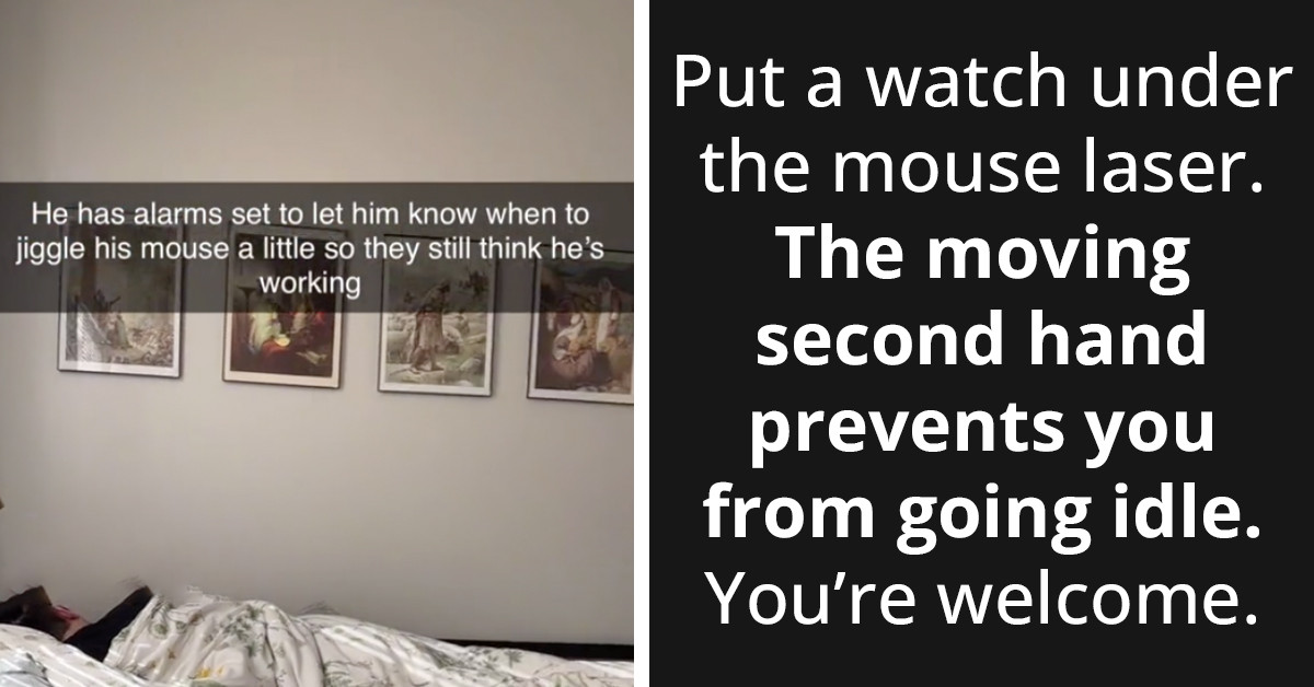 This Remote Worker Found The Ultimate Way To Take A Nap While On The Job And Not Get Fired For Not Working