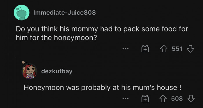 Did they even have a honeymoon?