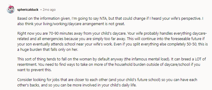 I'm going to say NTA, but that could change if I heard your wife's perspective.