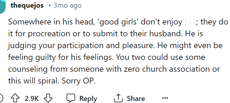 Maybe couples counseling could help them