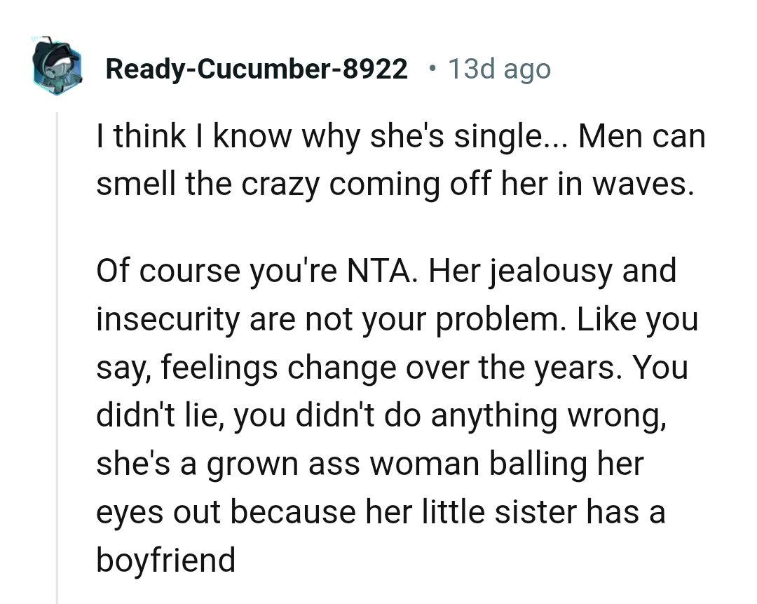 The OP Didn't Lie, So She Didn't Do Anything Wrong