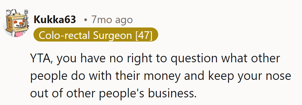 Sometimes the scent of drama is just too tempting to resist, right, OP?