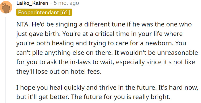 Her husband doesn't understand her.