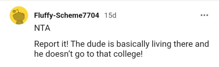 Let's head into the comments section and find out what other redditors have to say regarding the story