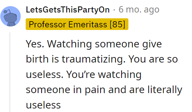 It's like being the audience in a one-woman show titled 