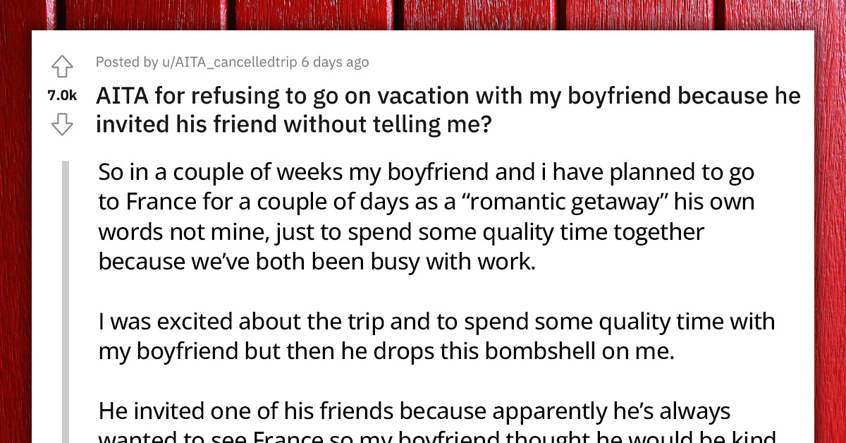 Boyfriend Spoils A Romantic Getaway With His GF By Inviting His Friend To Join Them