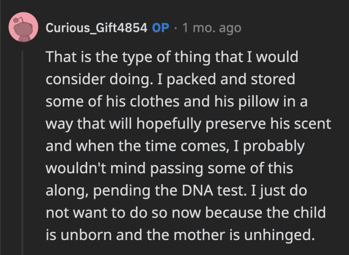 She shouldn't have to cater to her husband's mistress to assist in whatever lie she's planning to tell her child.