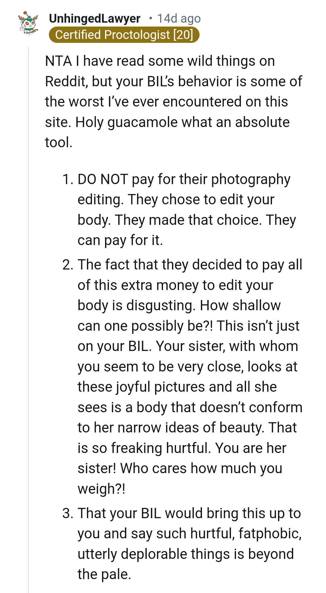 The OP should not pay for the photography editing because it's their choice