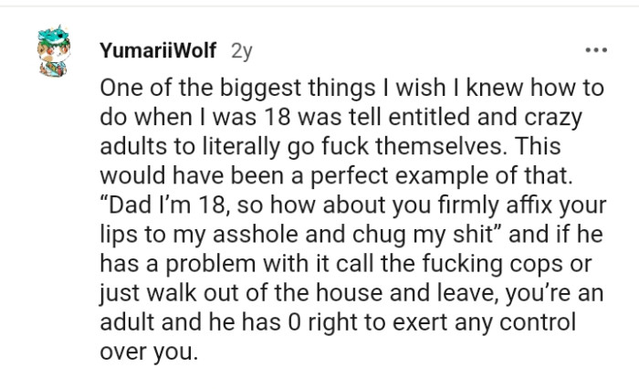 This would have been a perfect example of that