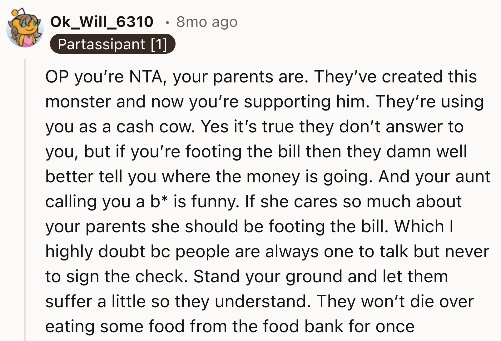 OP's Parents Are Not Handling This Situation Well