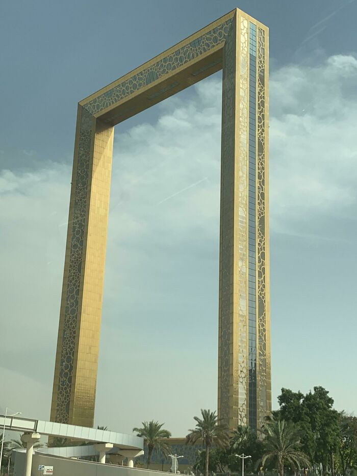 The Frame In Dubai- Elevator Up Walk Across A Glass Floor Elevator Down