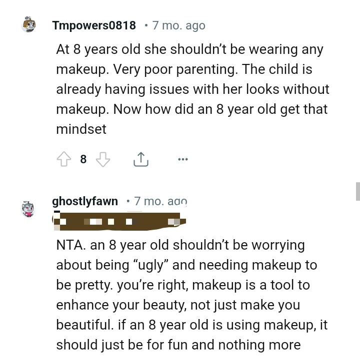 The child is already having issues