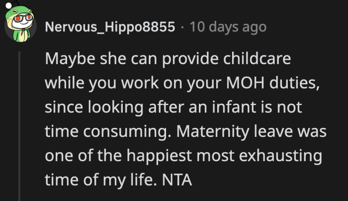 If she really wants OP to be involved in the wedding, then perhaps she should provide extra support to her