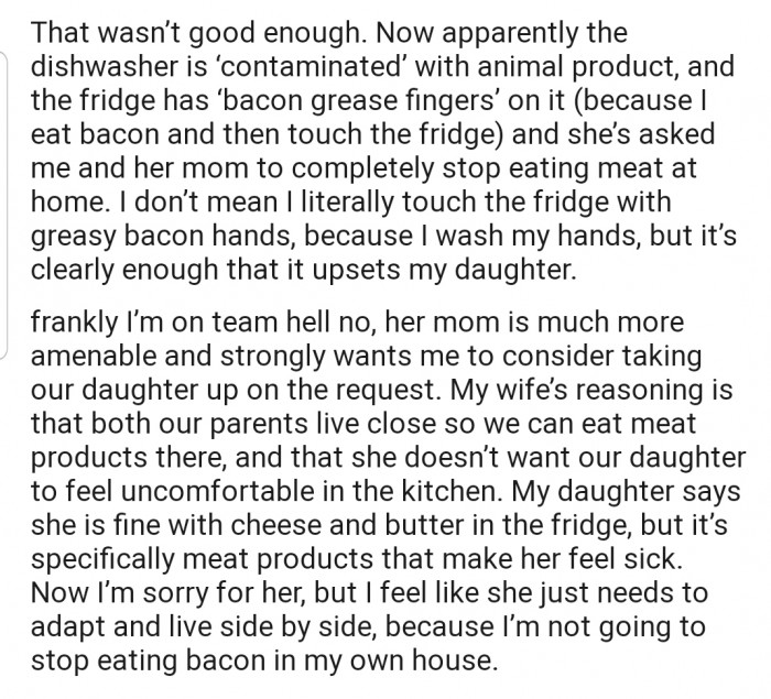 Dad can't take it anymore!