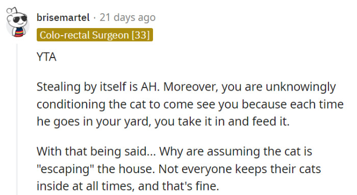 Well, maybe OP was just too kind to feed it?