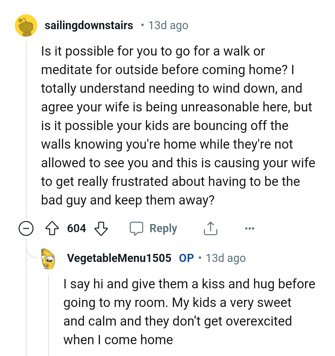 Going for a walk instead